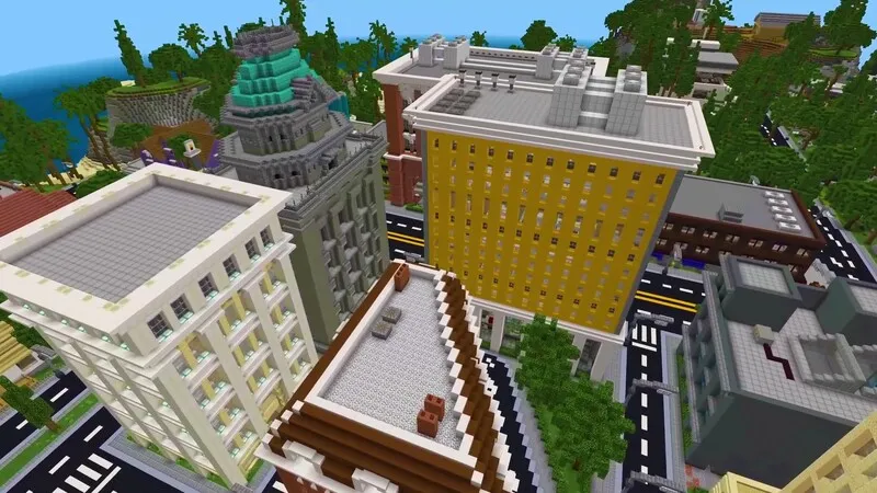Lucky Block Parkour City