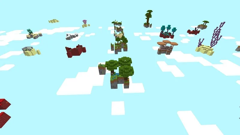 Skyblock Falling Items