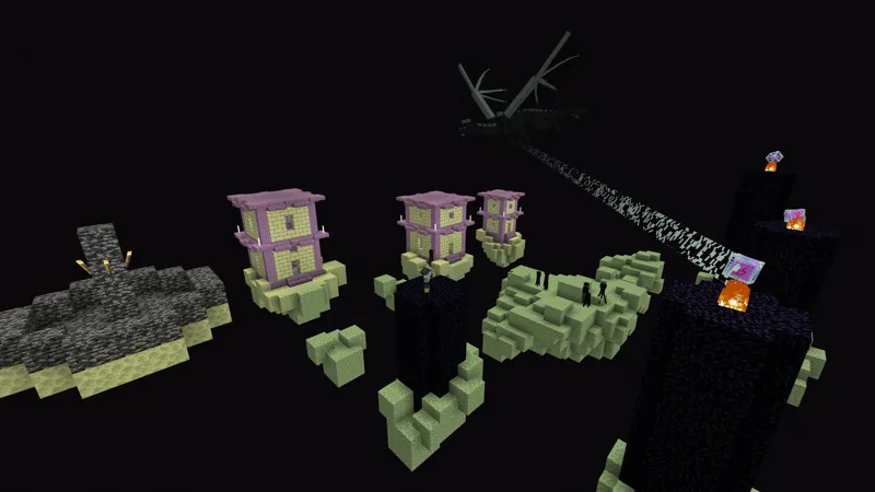 Skyblock Raining Mobs