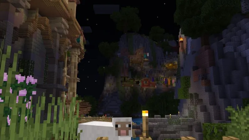 Colorful Cliff Village