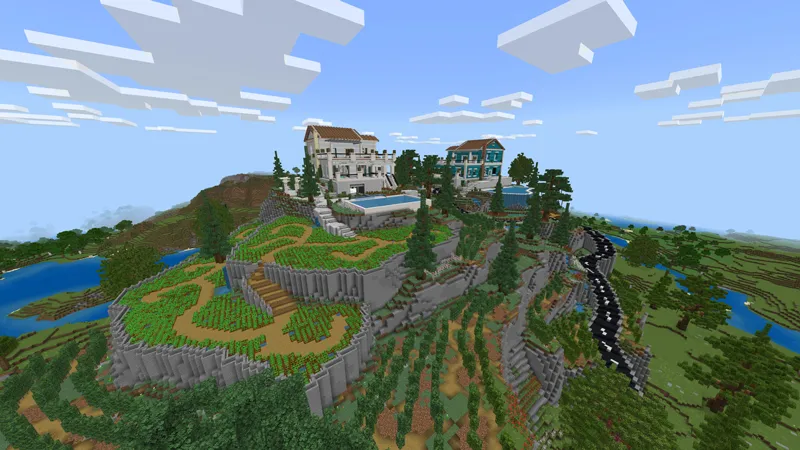 Greek Lakeside Mansions
