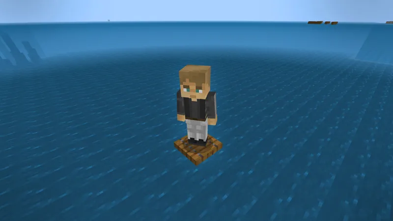 ONE BLOCK RAFT!