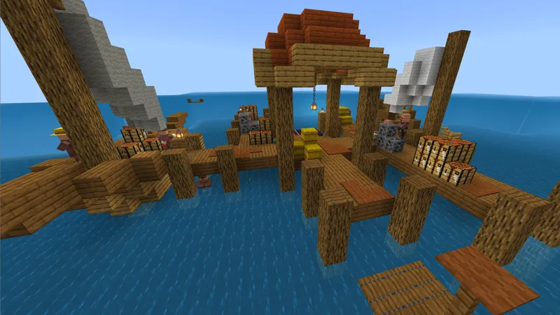 ONE BLOCK RAFT!