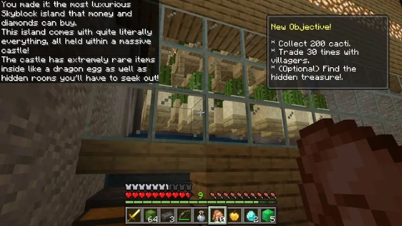 $1 vs $1,000,000,000 Skyblock