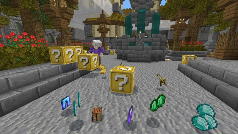 Lucky Block Skyblock Castle