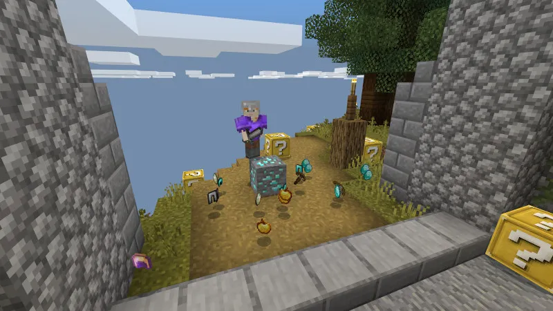 Lucky Block Skyblock Castle