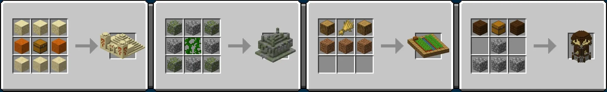 Craftable Structures