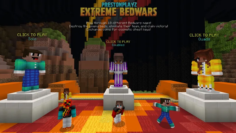 PrestonPlayz Extreme Bed Wars