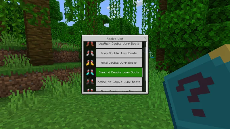 Double Jump Boots Add-On