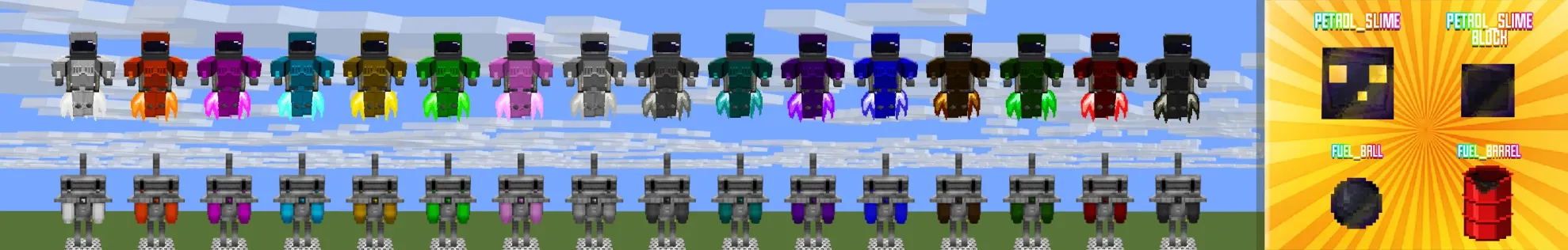 Colour Jetpacks