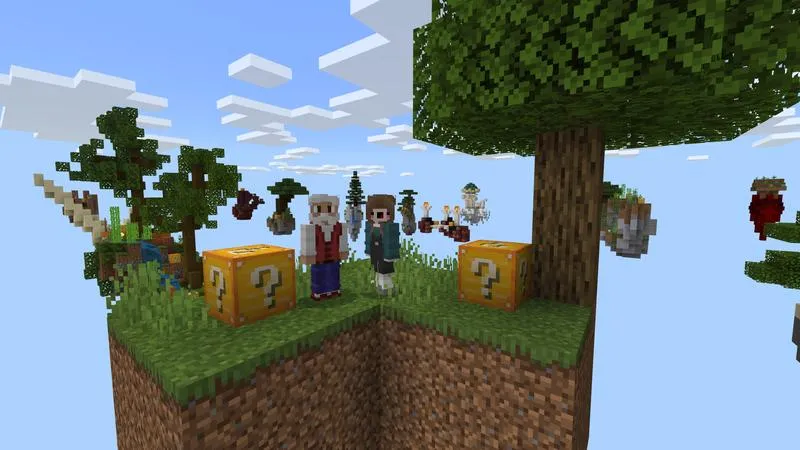 Infinity Lucky Block Skyblock