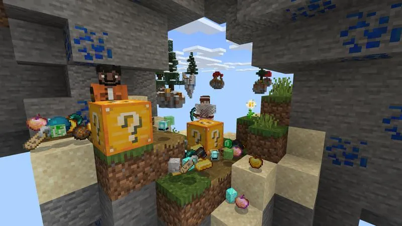 Infinity Lucky Block Skyblock