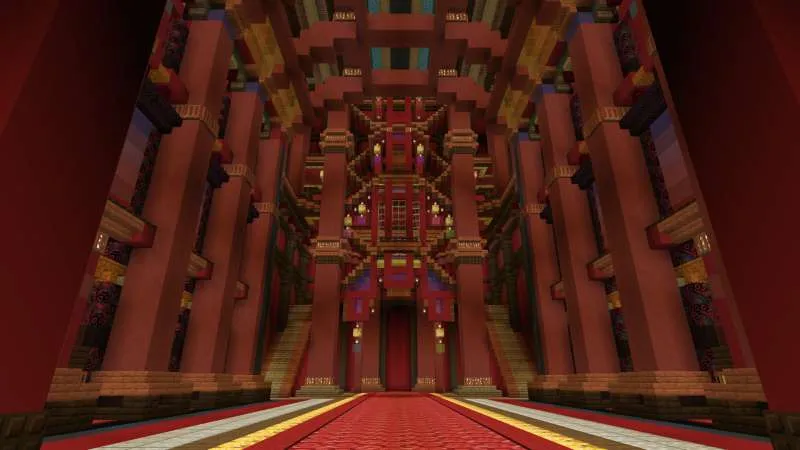 A Castle Laying Underwater