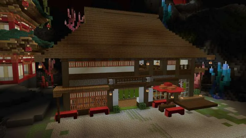 A Castle Laying Underwater