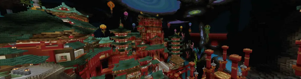 A Castle Laying Underwater