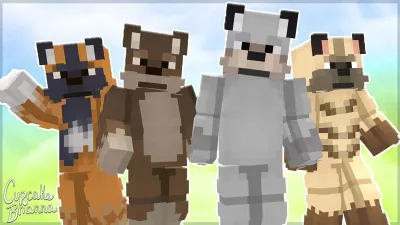 Vanilla Wolves Skin Pack