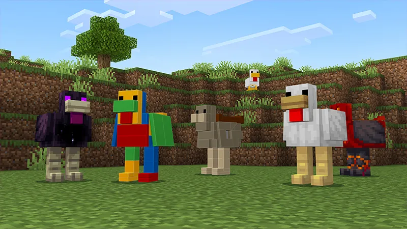 LEGO MINECRAFT CHICKEN MOUNTS