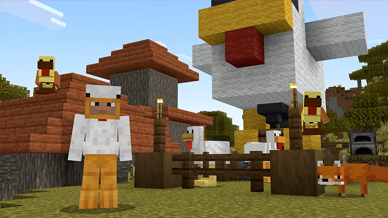 LEGO MINECRAFT CHICKEN MOUNTS