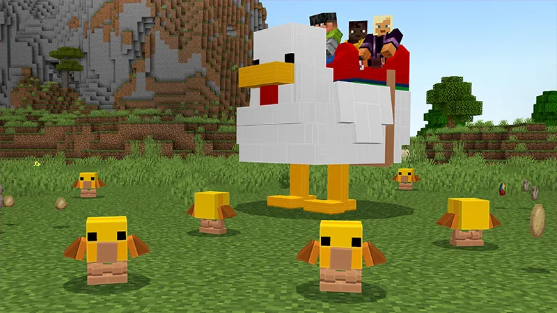 LEGO MINECRAFT CHICKEN MOUNTS