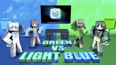 Green vs Light Blue