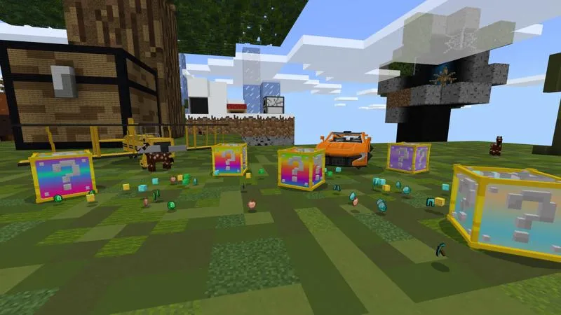 Mega Lucky Block Skyblock