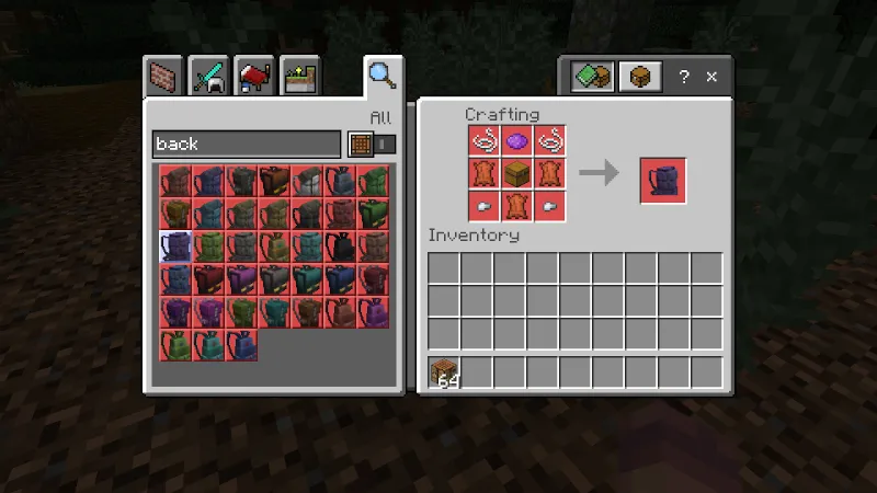 BACKPACKS: CRAFTABLE!
