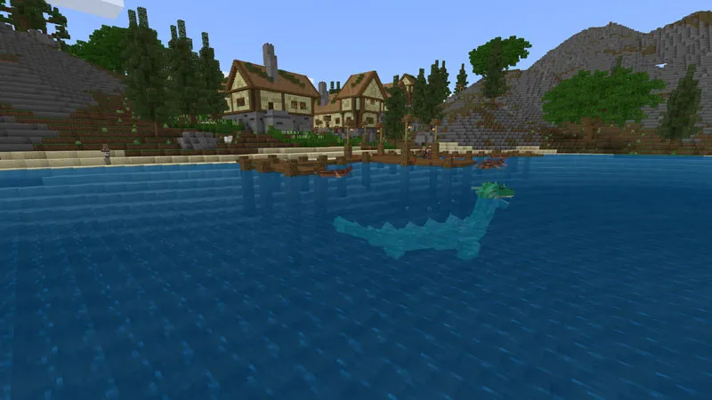 Scary Lake Monster