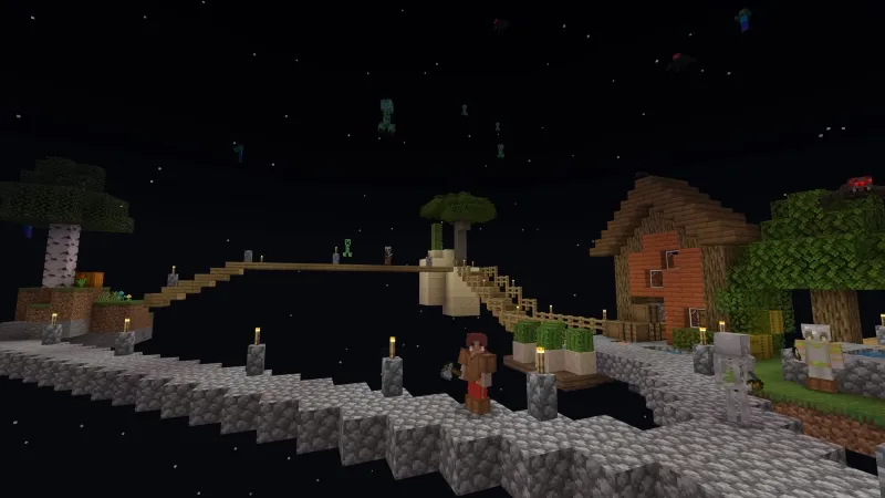 Skyblock: Raining Mobs