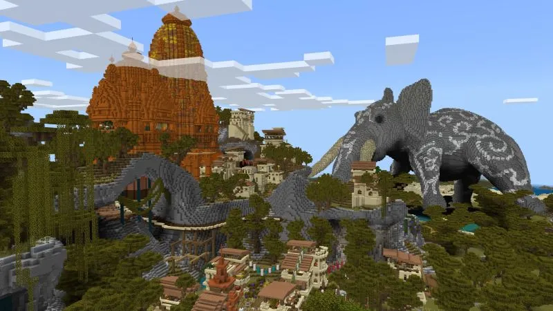 Indian Temple Ancient City