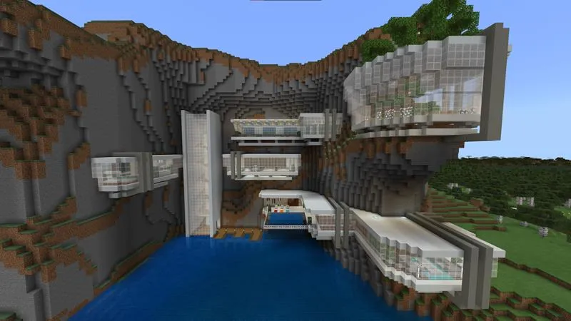 Modern Cliffside Base