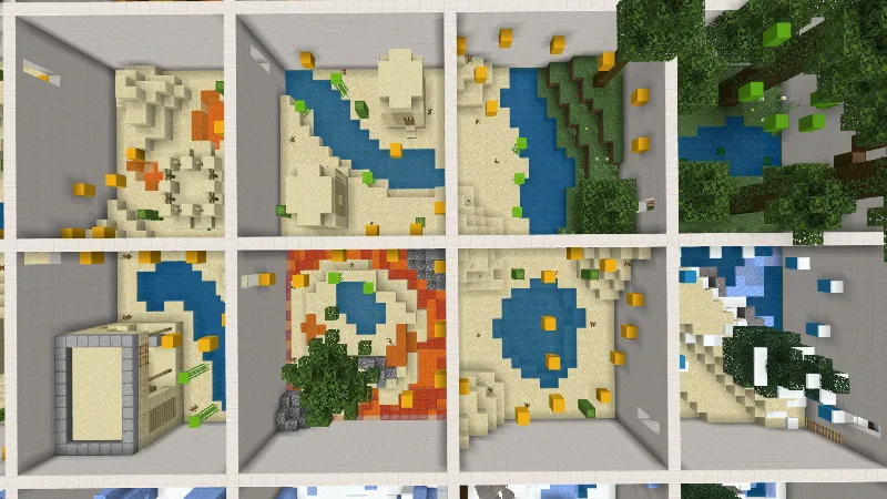 Grid Parkour Biomes