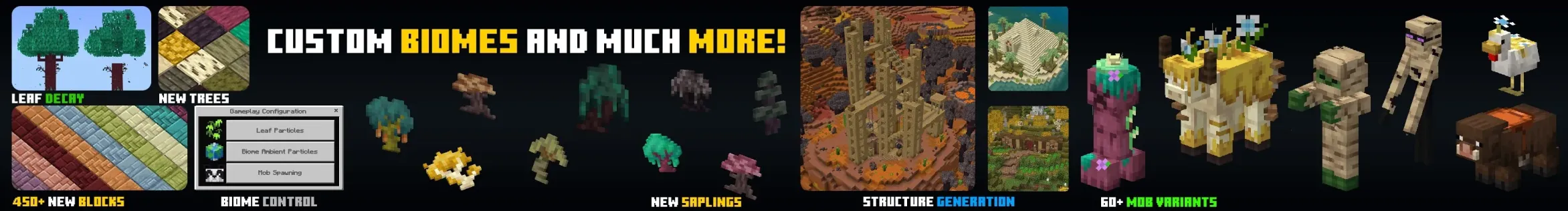 BIOMES + STRUCTURES Add-On